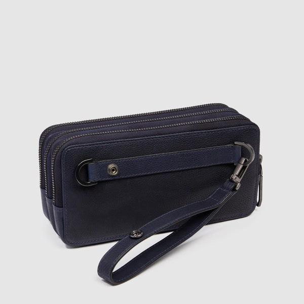 Men's clutch with three dividers