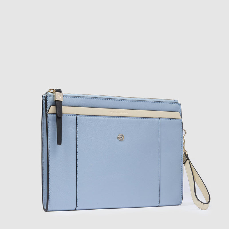 Women's clutch with iPad®mini compartment