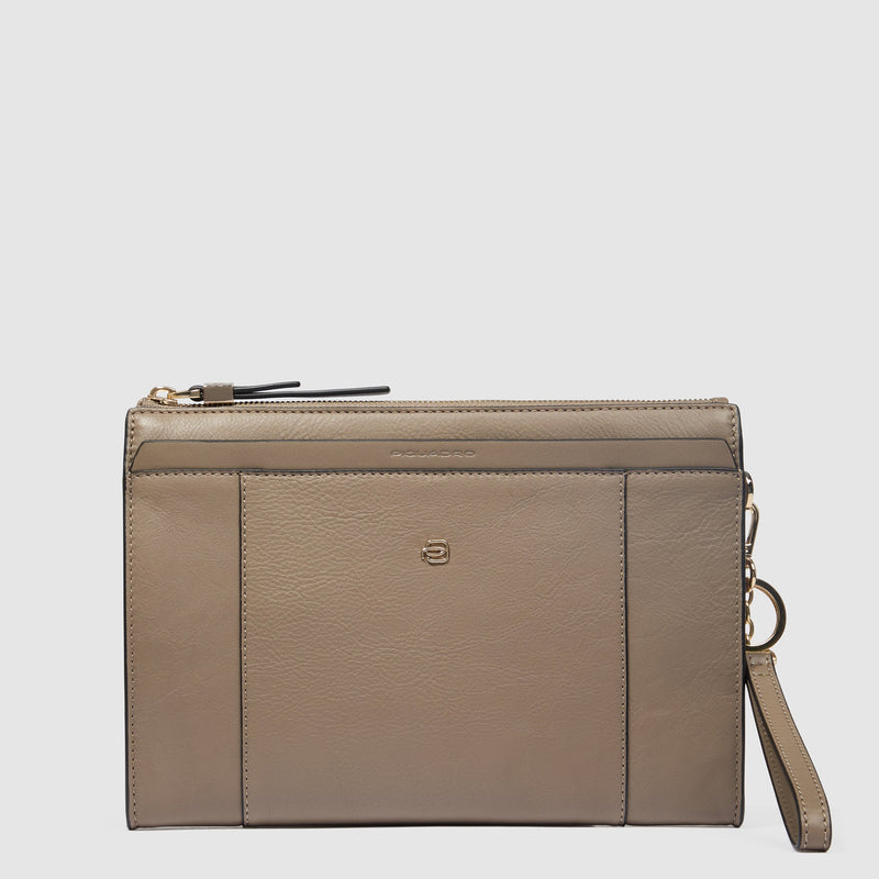 Women's clutch with iPad®mini compartment