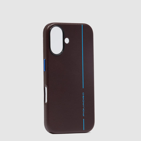 Leather case for iPhone® 16 with 6,1” display