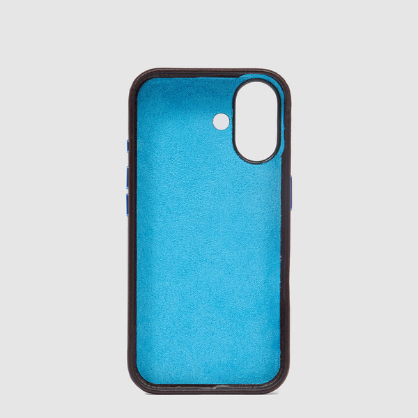 Leather case for iPhone® 16 with 6,1” display