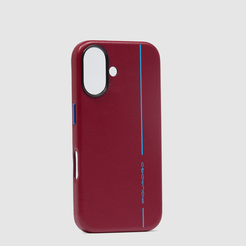 Leather case for iPhone® 16 with 6,1” display