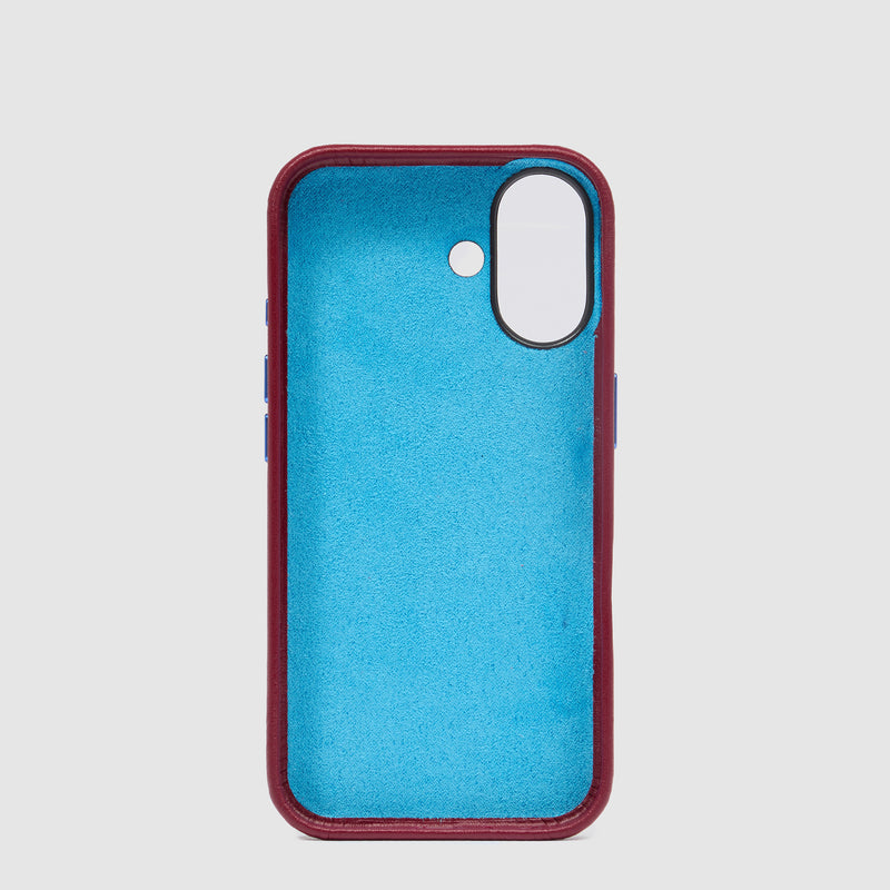 Leather case for iPhone® 16 with 6,1” display