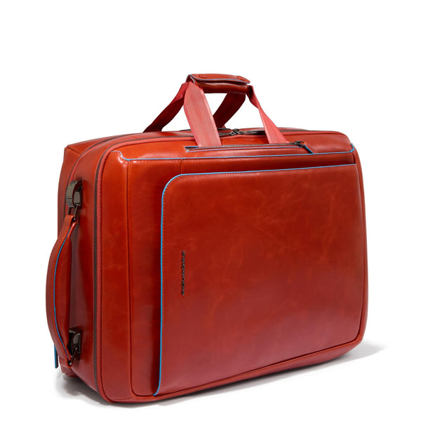 Cabin suitcase with garment sleeve