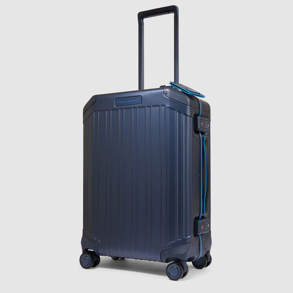 Valise trolley cabine à 4 roues en aluminium