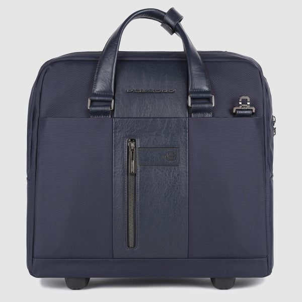 Slim laptop bag with wheels 15,6"