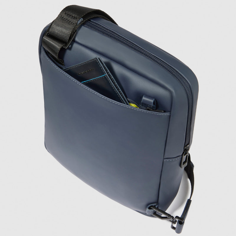 Water resistant iPad® crossbody pouch