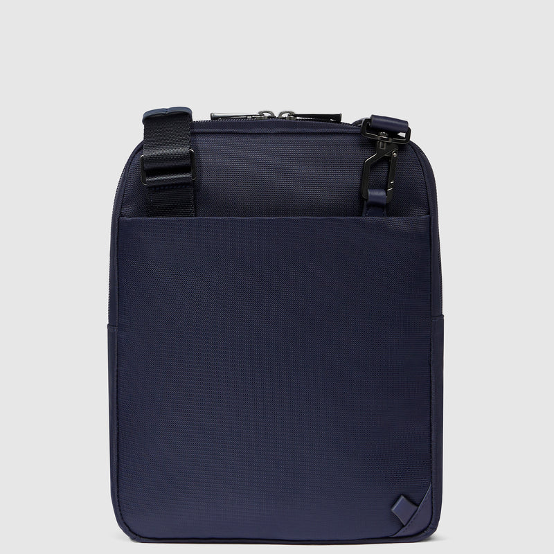 iPad® crossbody bag in recycled fabric