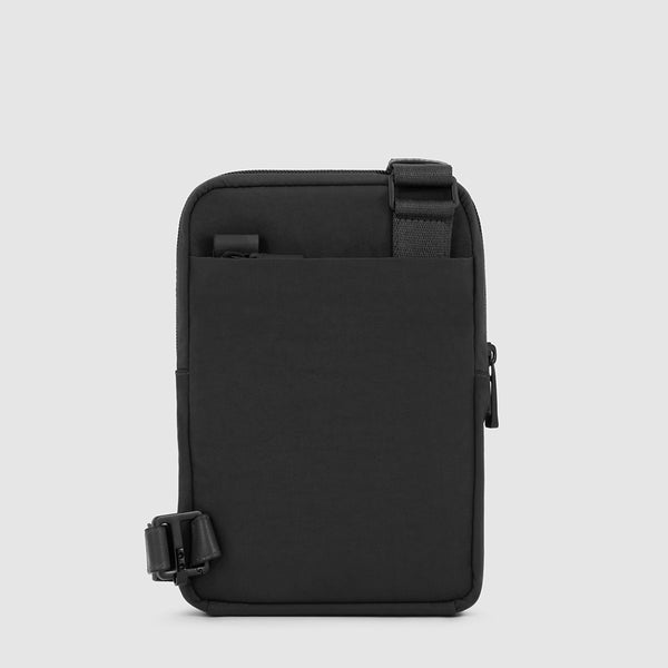 iPad®mini pocket crossbody bag in recycled fabric