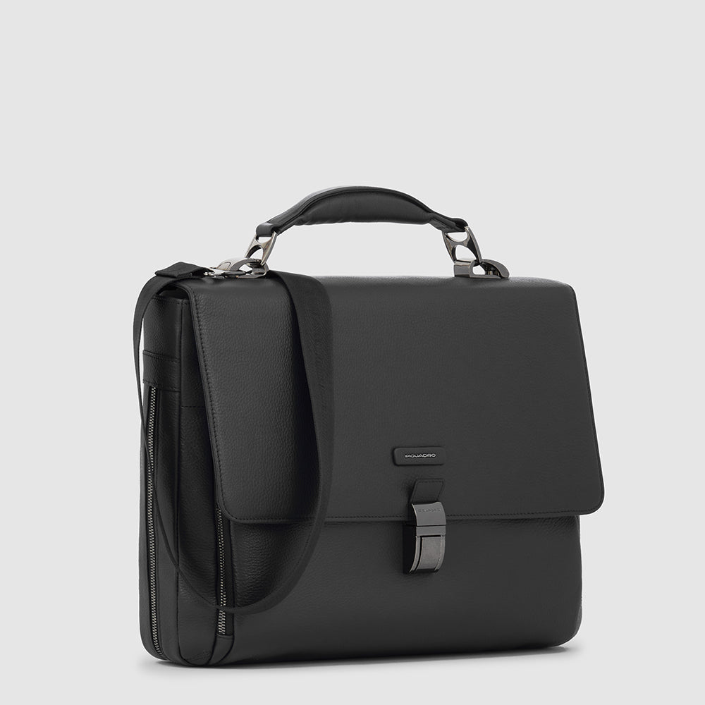 Briefcase with compartments on sale