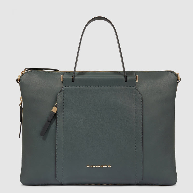 Expandable computer 15,6" and iPad®Pro briefcase