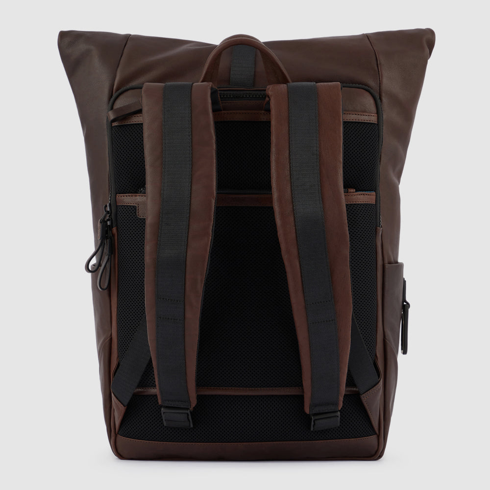 Roll top messenger clearance backpack