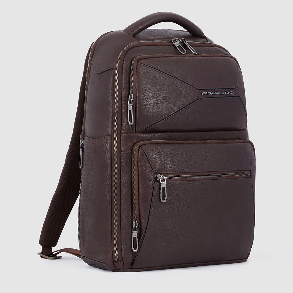 Piquadro leather backpack sale