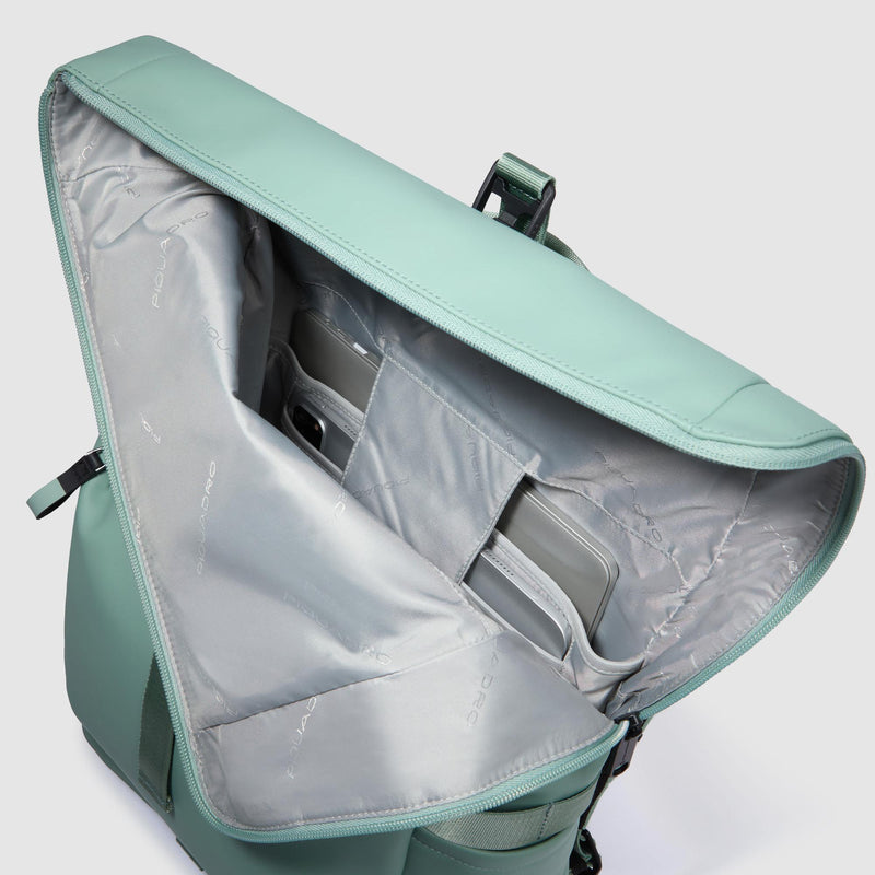 Mochila roll-top resistente al agua para portátil