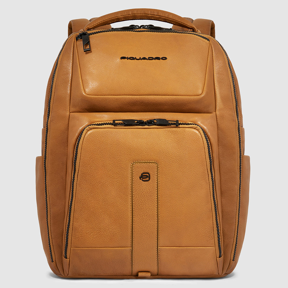 Piquadro discount backpack leather