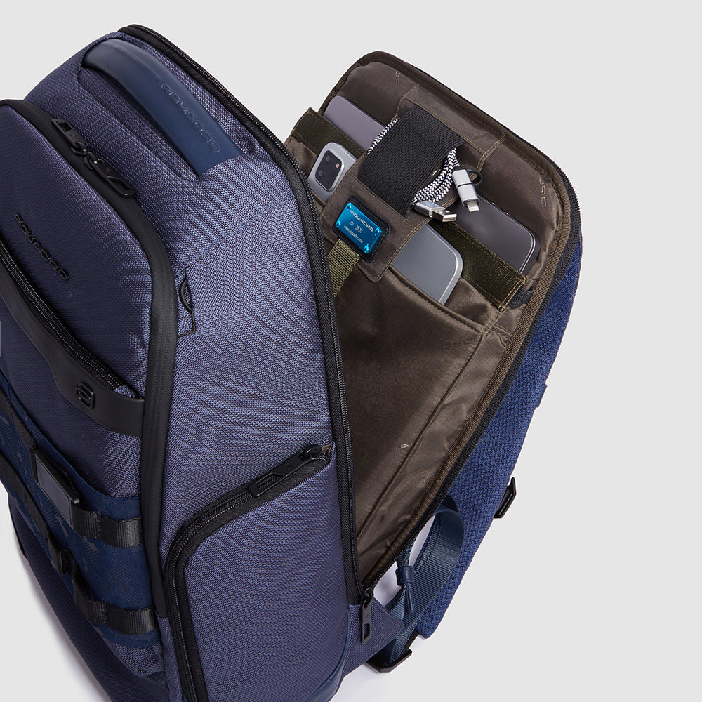 Personalizable modular laptop backpack 15 6