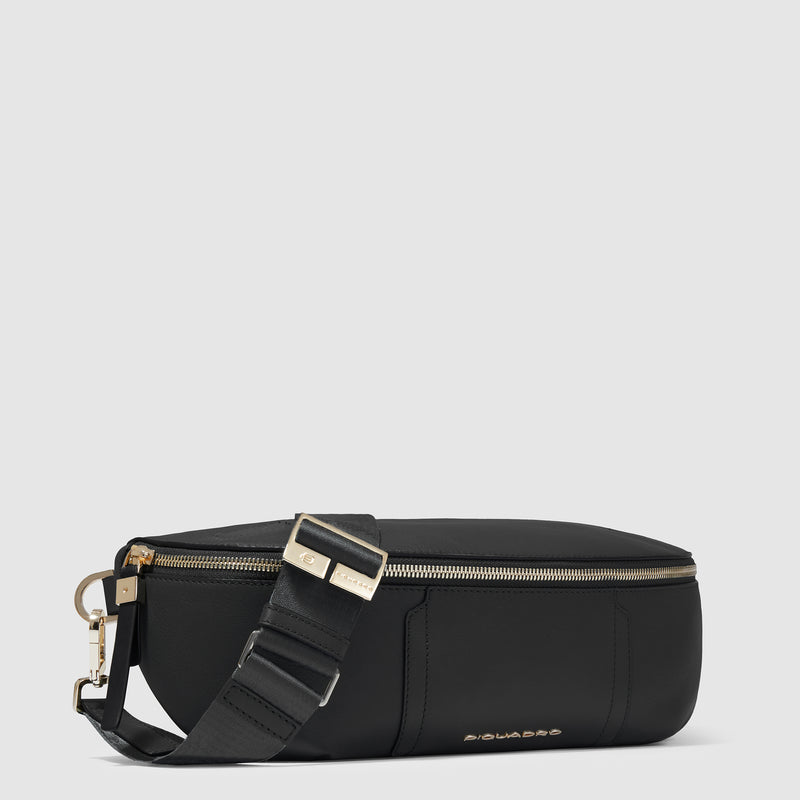 Small size, women's waist bag with handle