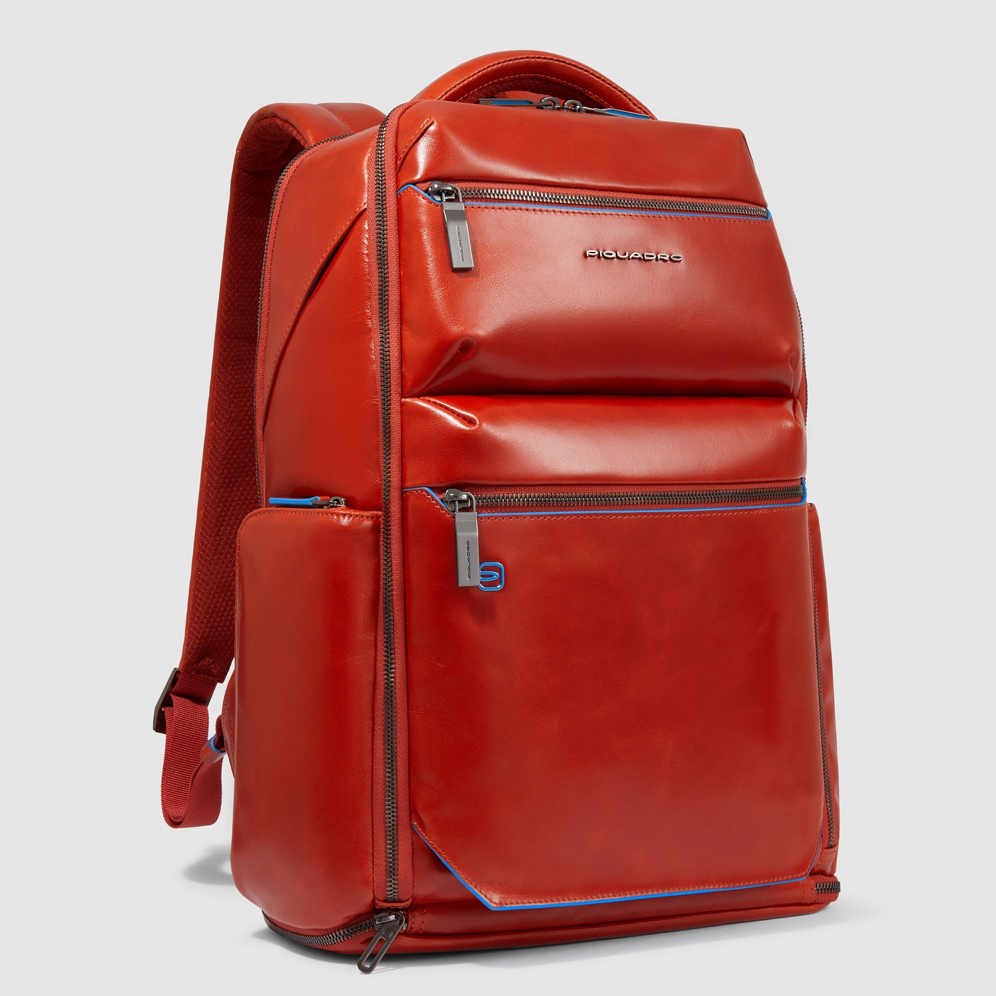 Piquadro leather backpack hotsell