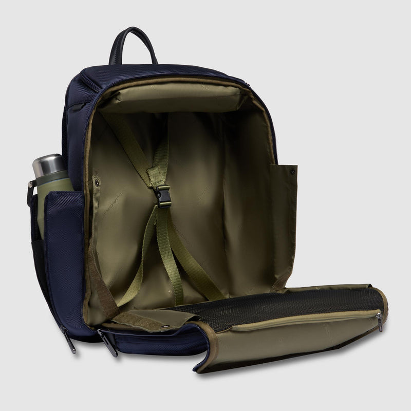 Travel laptop backpack 15,6" in recycled fabric