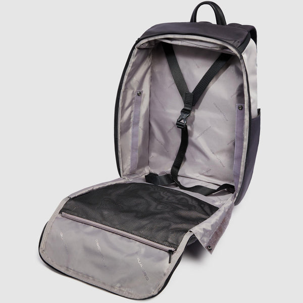 Travel laptop backpack 15,6" in recycled fabric