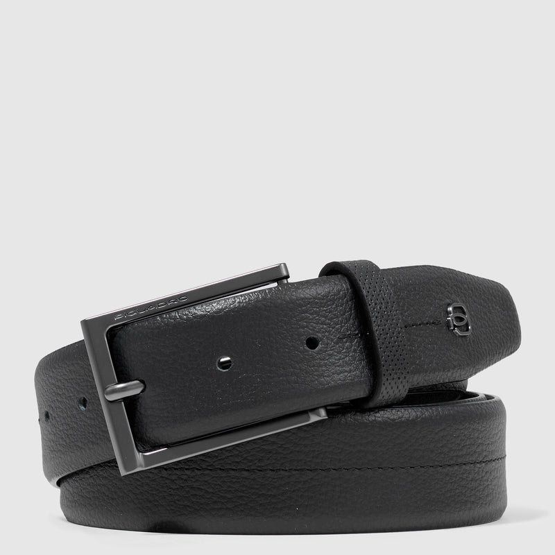 Ceinture homme en cuir avec boucle-ardillon