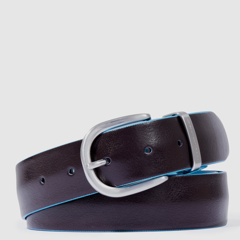 Ceinture homme en cuir avec boucle-ardillon