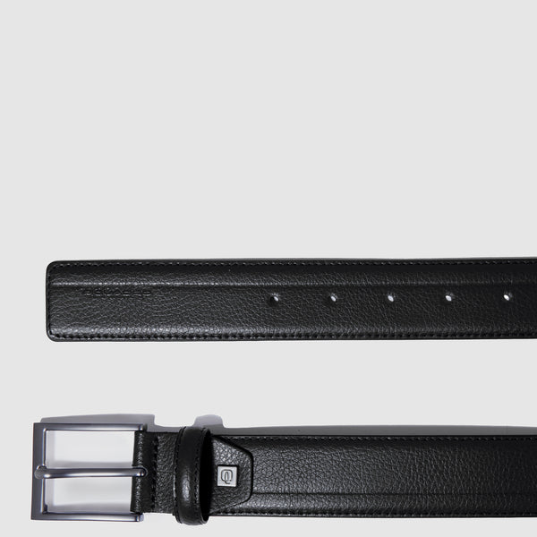 Ceinture homme en cuir avec boucle-ardillon