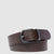 Men’s leather belt with prong buckle