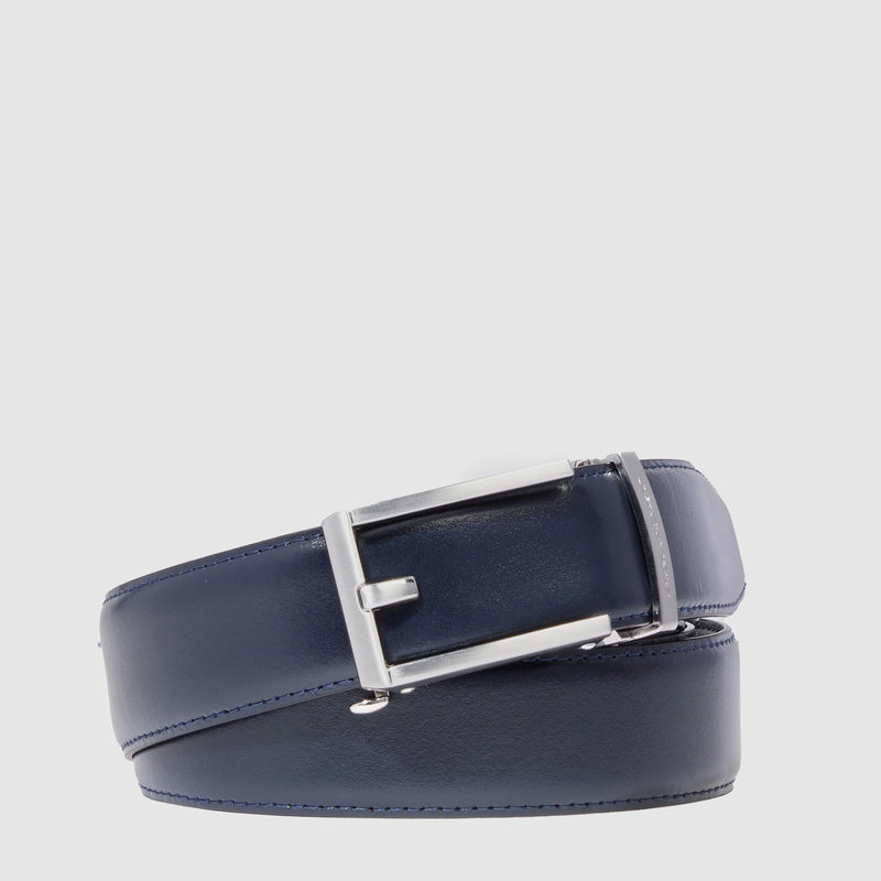 No holes men’s leather belt