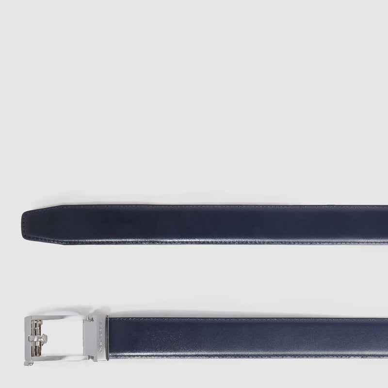 No holes men’s leather belt