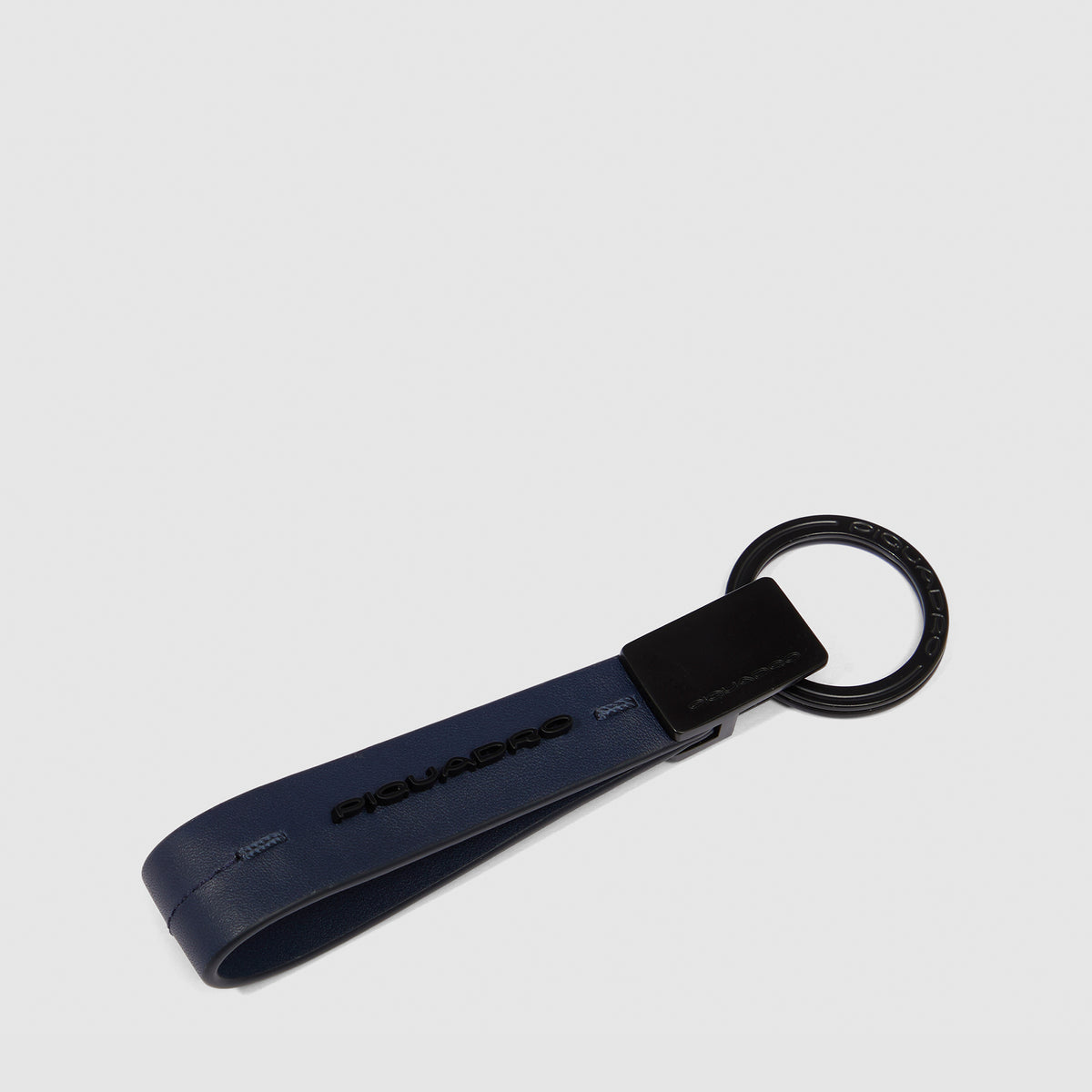 Leather men's keychain