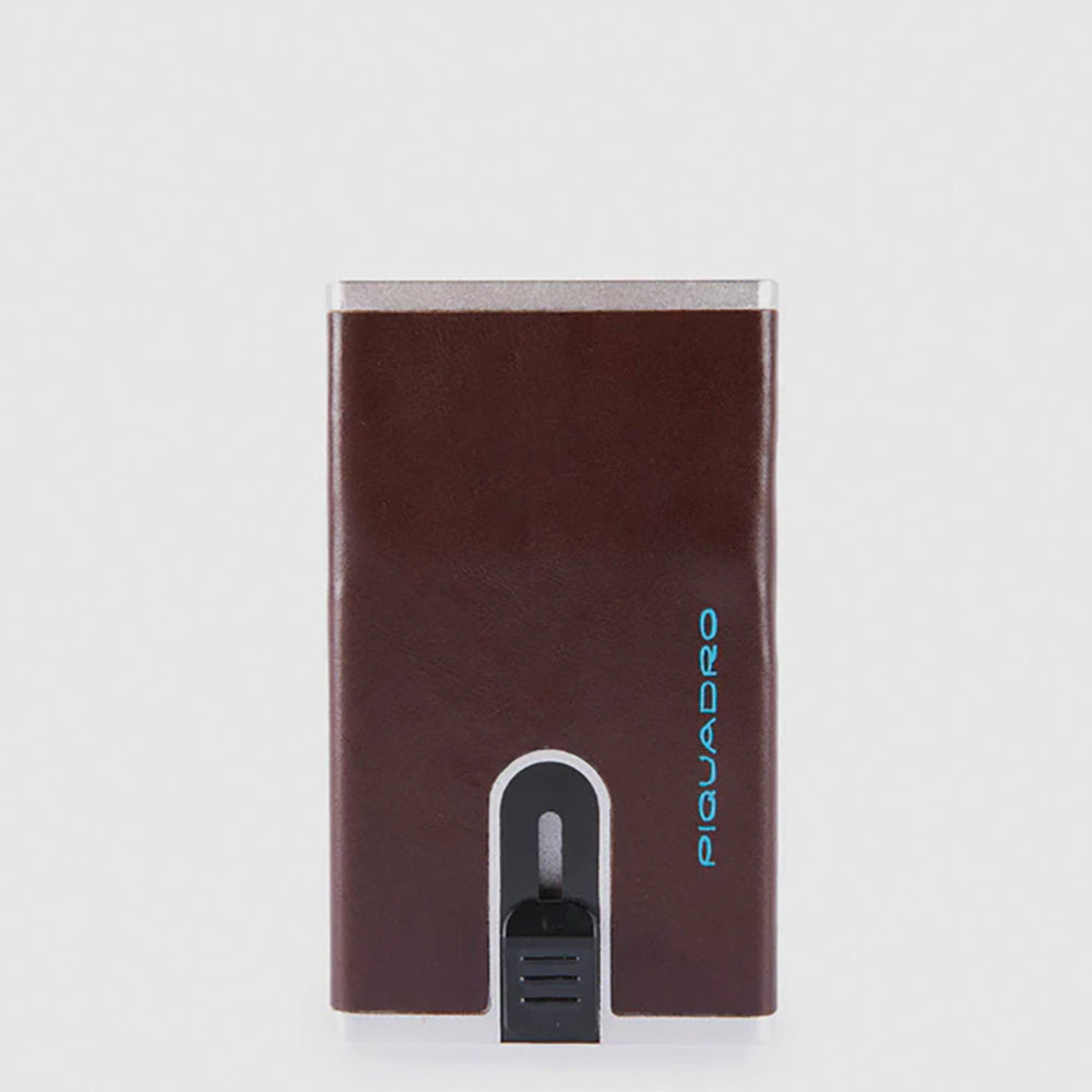 Credit card case with sliding system