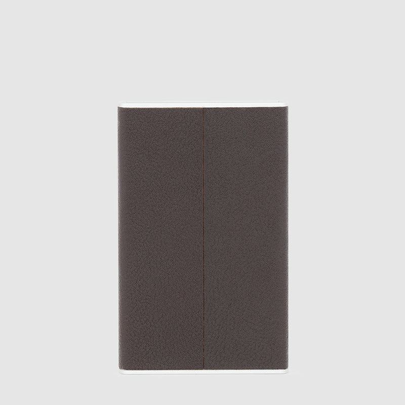 Credit card case with sliding system