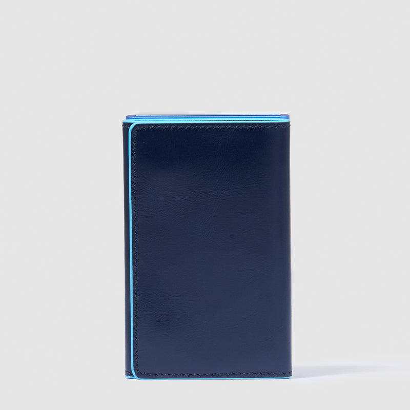 Compact wallet for banknotes and credi cards