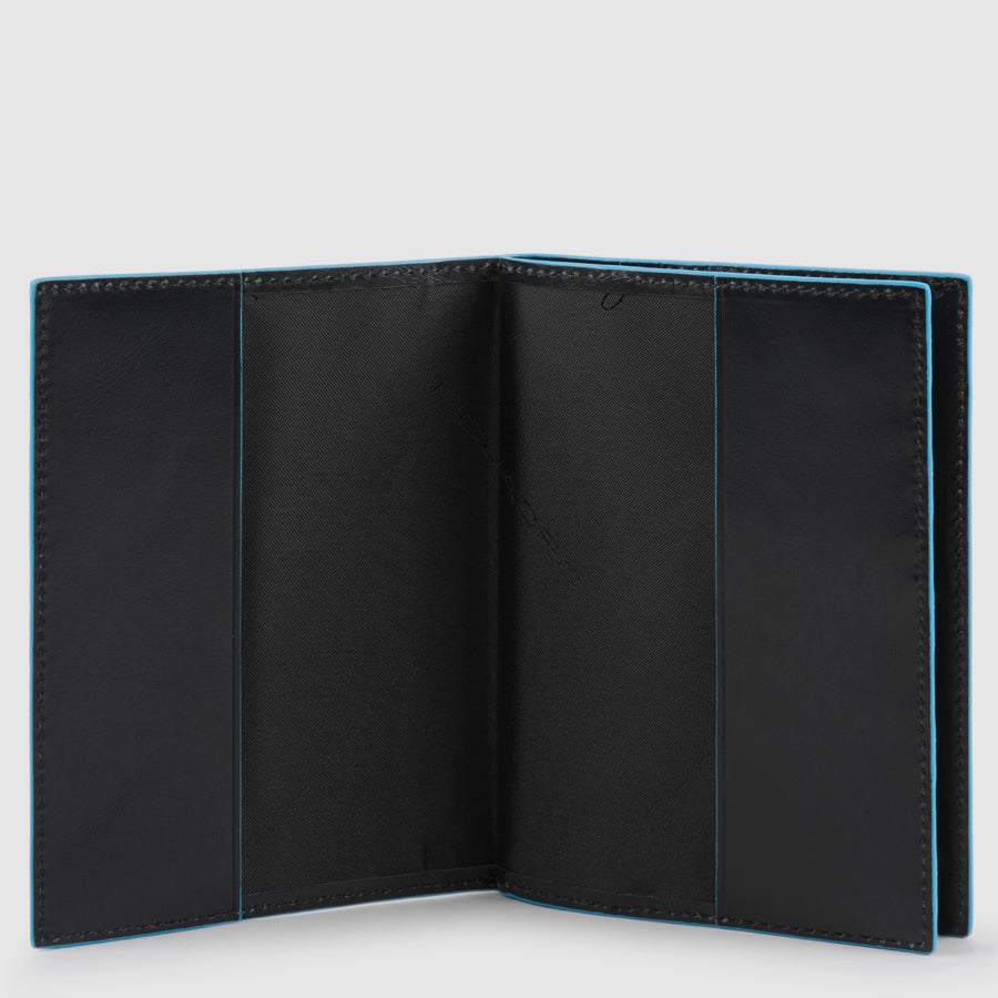 Passport holder with document sleeve credit