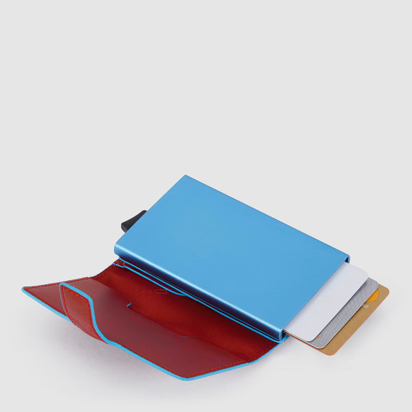 Double compact wallet for credit cards