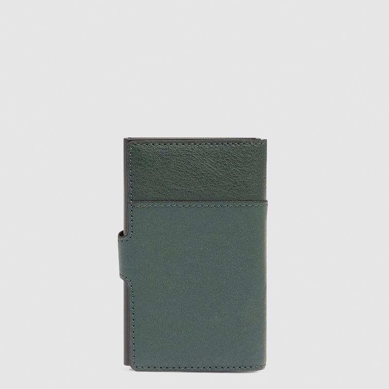 Credit card holder case in metal