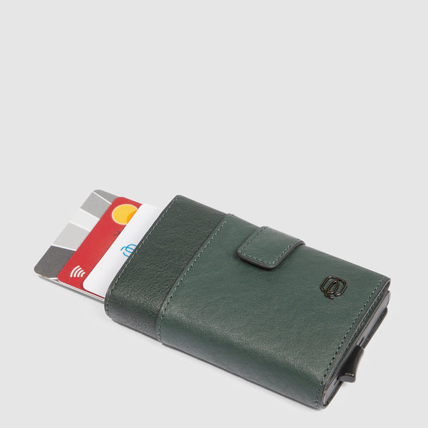 Credit card holder case in metal