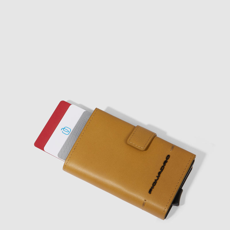 Credit card holder case in metal