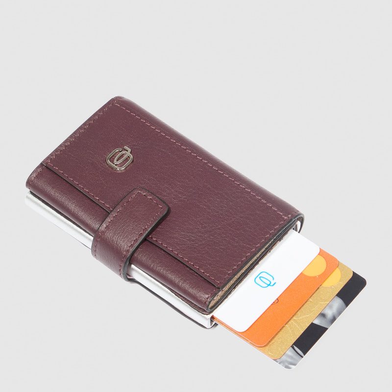 Credit card holder case in metal