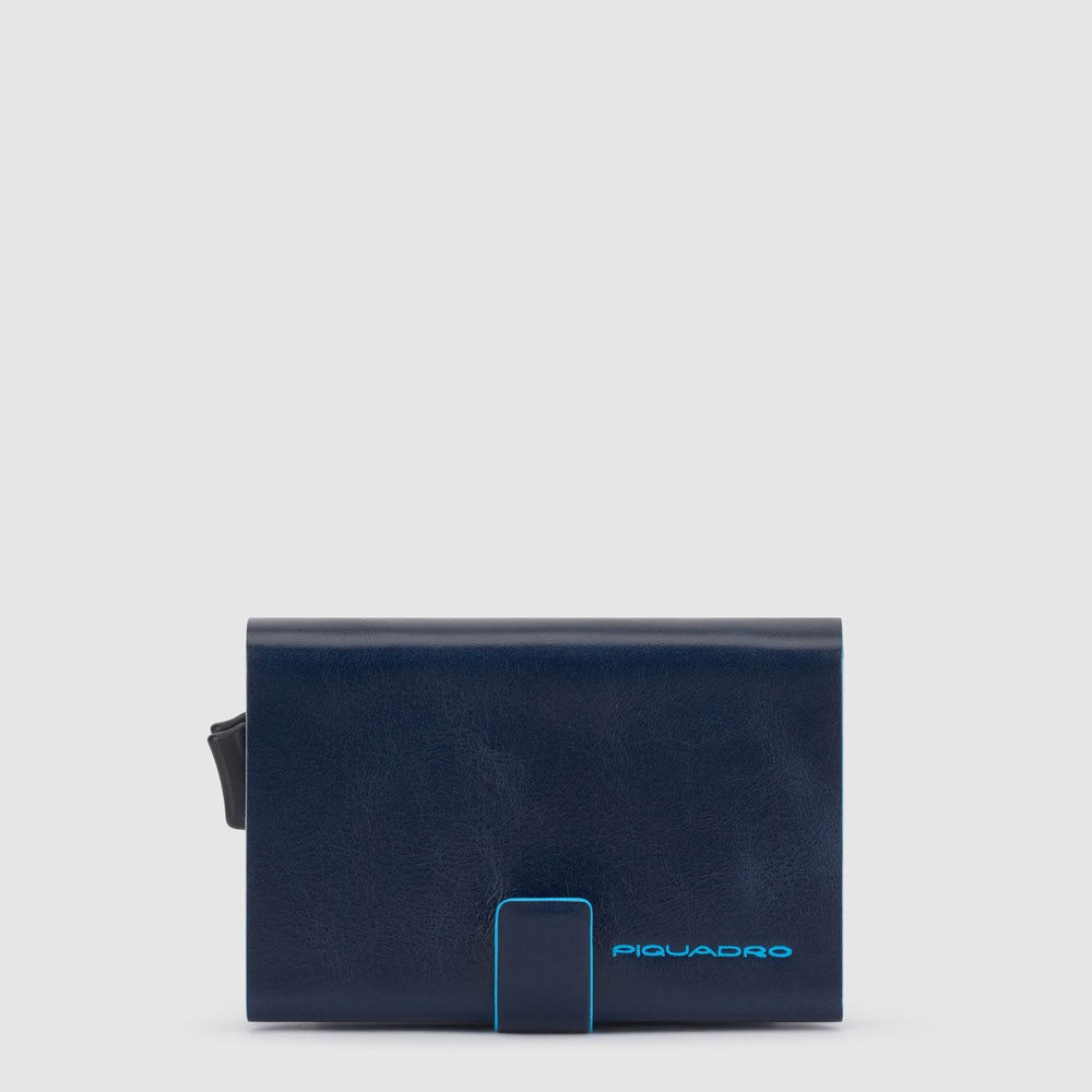 Compact wallet per carte di credito con sliding sy - PIQUADRO - Unisex