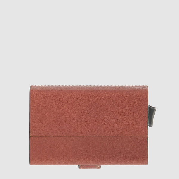 Double compact wallet with sliding system