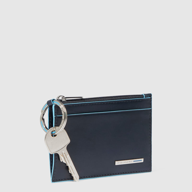 Slim key case with credit card facility