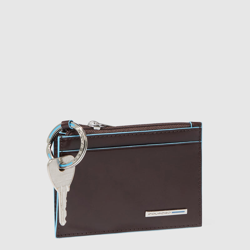 Slim key case with credit card facility