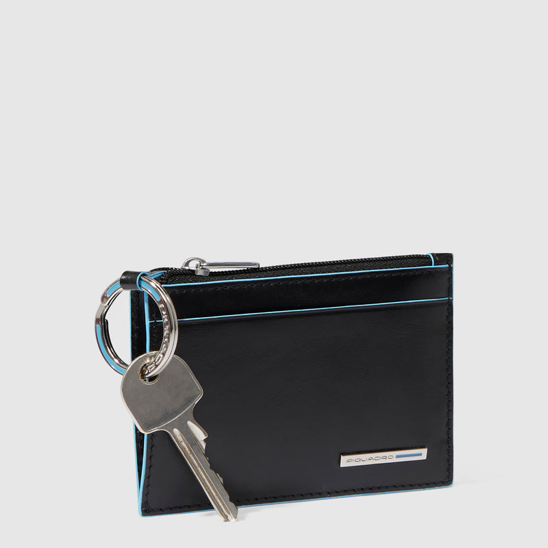 Slim key case with credit card facility