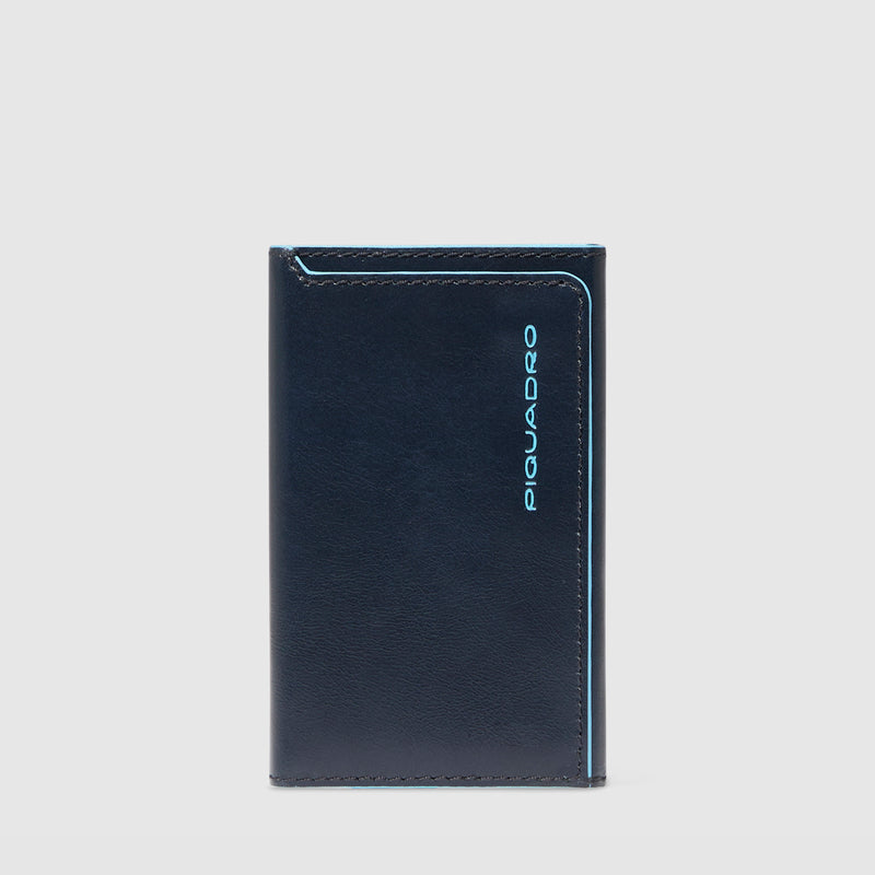 Credit card case with sliding system