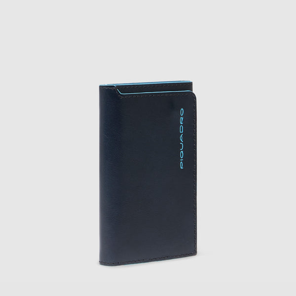 Credit card case with sliding system