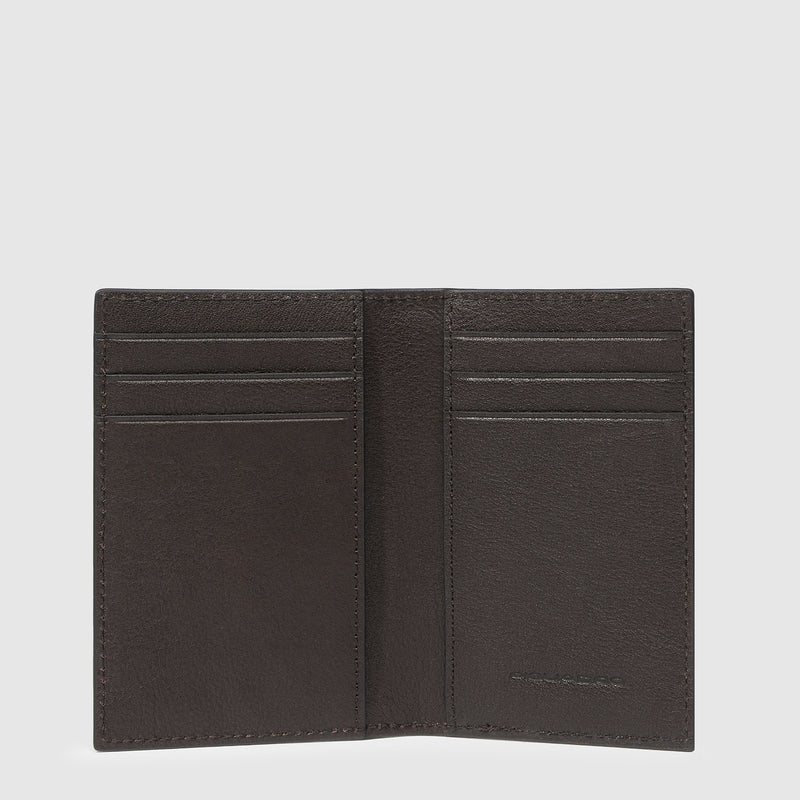 Men's slim bifold credit card wallet