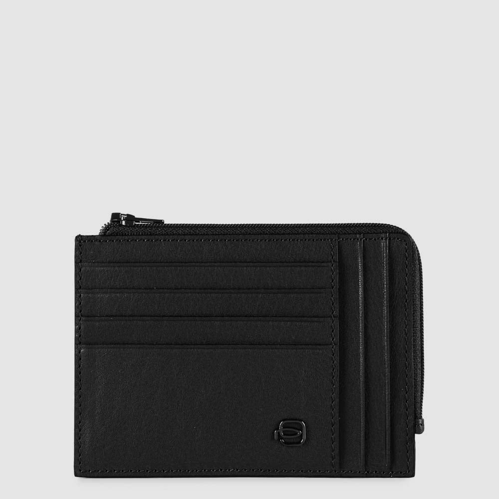 Porte-monnaie zippé avec porte-cartes de crédit