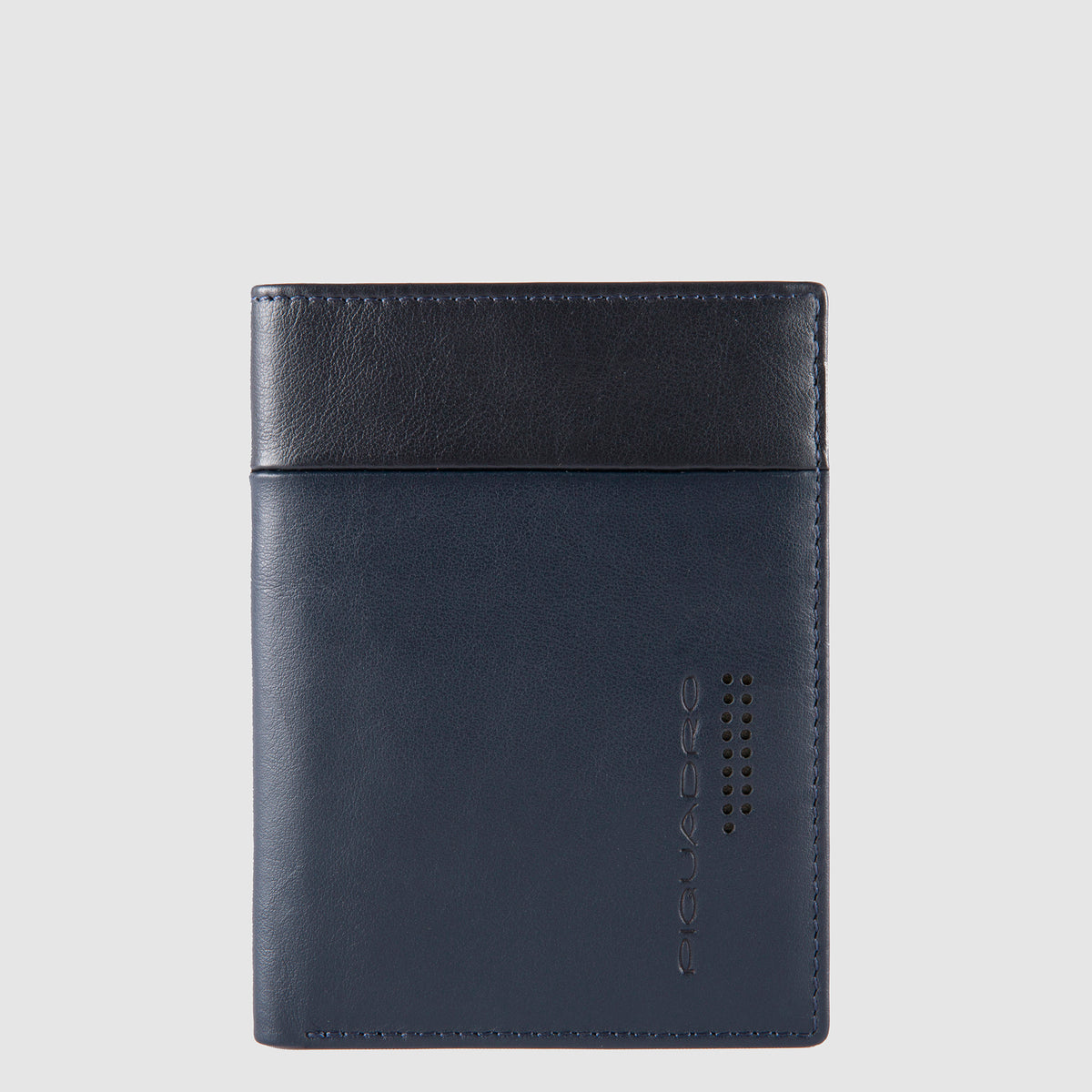 Portefeuille homme vertical avec volet pour